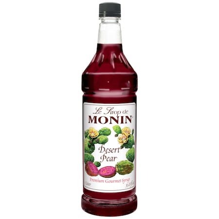 MONIN Monin Desert Pear Syrup 1 Liter Bottle, PK4 M-FR065F